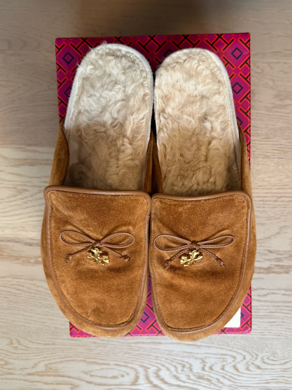 Tory Burch Shearling Clog